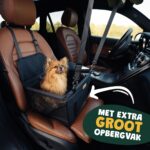 opvouwbare autostoel hond zwart