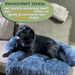 Hondenkussen donker Grijs blauw Bankbeschermer Hondenmand bankkleed 5