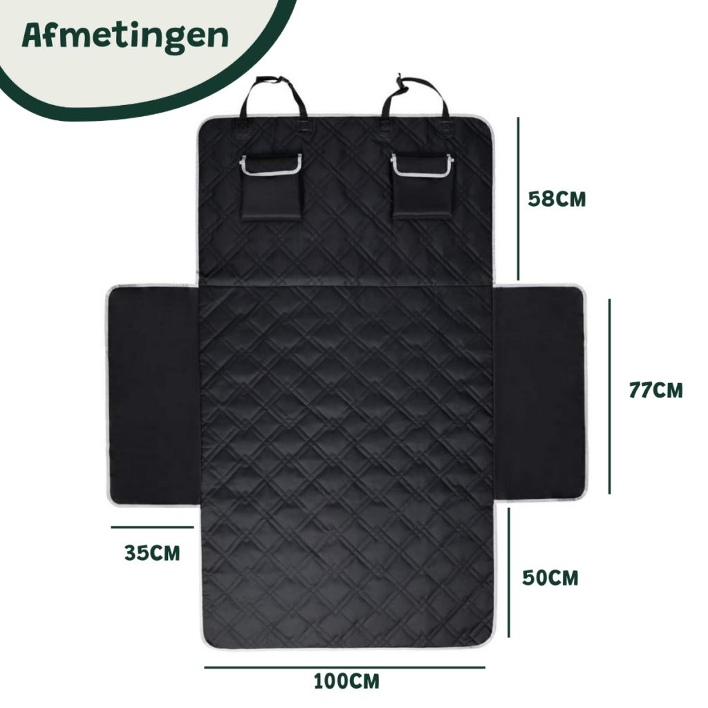 Rebranding Luxe Hondendeken Auto Kofferbak (1200 × 1200 Px)