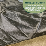 Hondenkussen Bankbeschermer hondenmand hondendeken Wit licht 2 stuks combivoordeel7