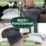 Hondenkussen Bankbeschermer hondenmand hondendeken Wit licht 2 stuks combivoordeel9