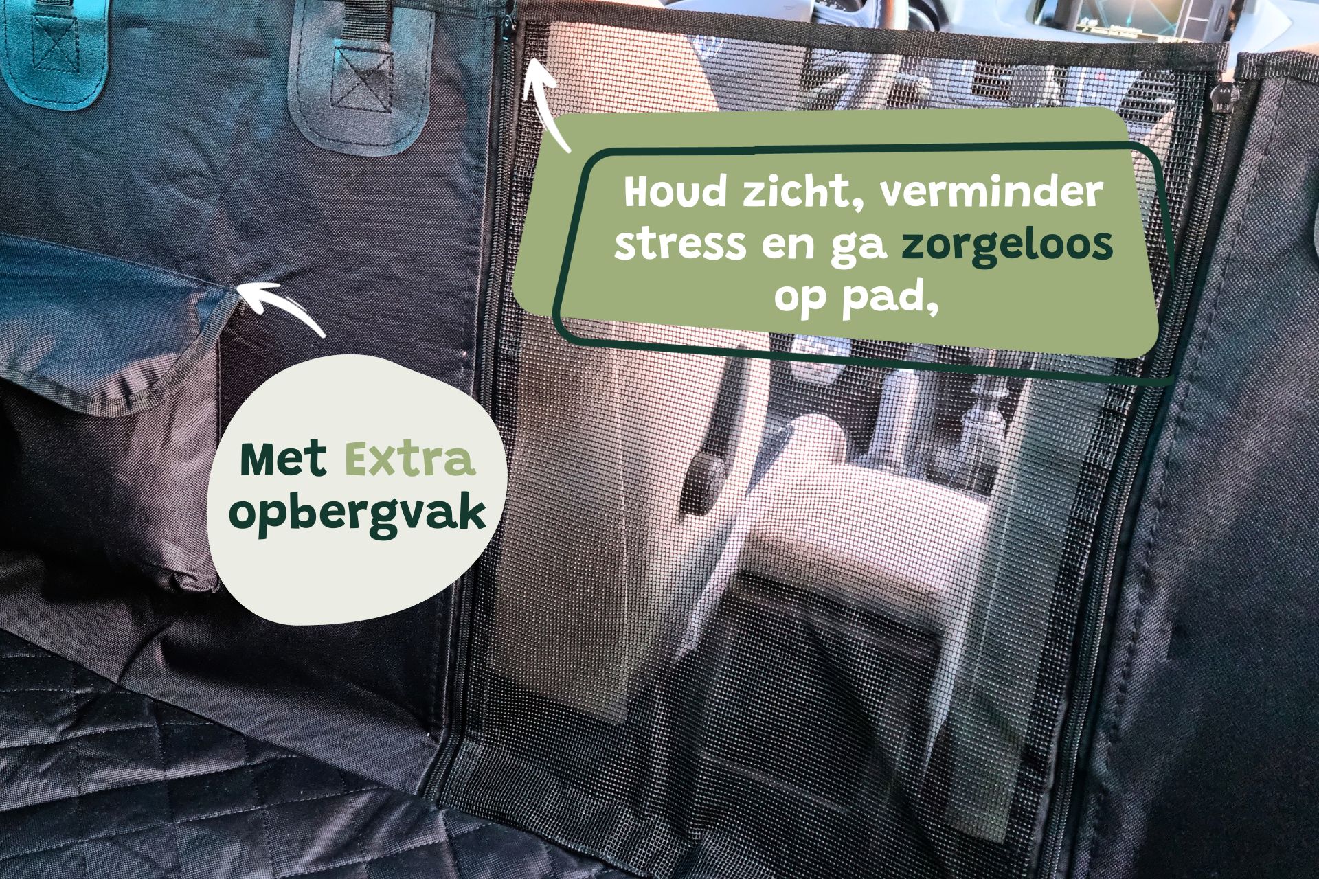 Hondendeken Auto Premium Set Achterbank Kofferbakdeken De 