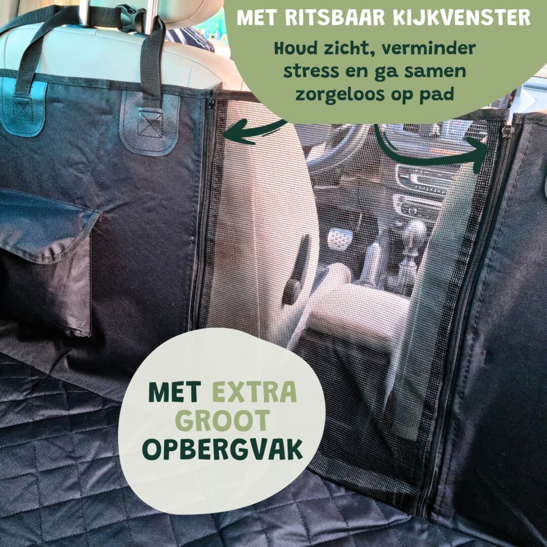 Hondendeken Auto Premium Set Achterbank Kofferbakdeken De 