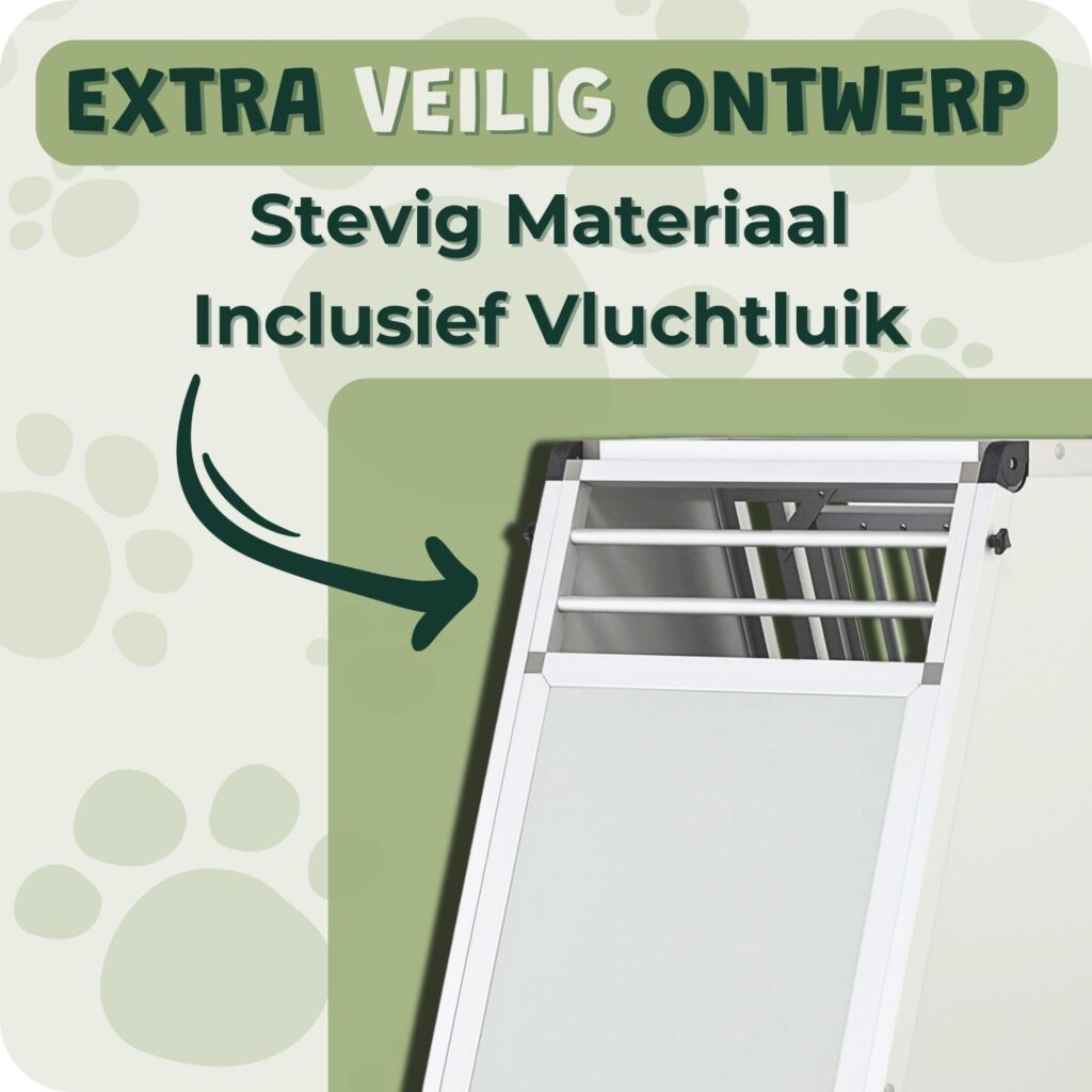 Hondenbench Auto Vluchtluik